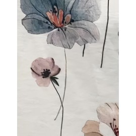 Contrast Lace Floral Print Blouse, Casual V Neck Short Sleeve Blouse, Women's Clothing Contrast Lace Floral Print Blouse, Casual V Neck Short Sleeve Blouse, Women's Clothing