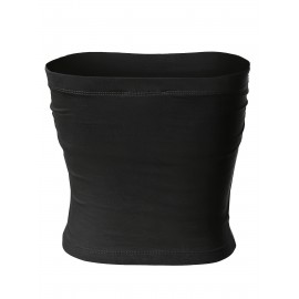 Solid Basic Tube Top 3 Pack, Casual Off Shoulder Sleeveless Crop Top, Women's Clothing Solid Basic Tube Top 3 Pack, Casual Off Shoulder Sleeveless Crop Top, Women's Clothing