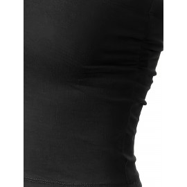 Solid Basic Tube Top 3 Pack, Casual Off Shoulder Sleeveless Crop Top, Women's Clothing Solid Basic Tube Top 3 Pack, Casual Off Shoulder Sleeveless Crop Top, Women's Clothing