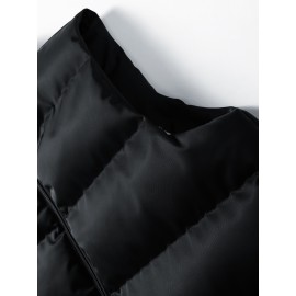 Men's Warm Fleece Stand Collar Winter Vest For Outdoor Activities Men's Warm Fleece Stand Collar Winter Vest For Outdoor Activities