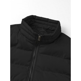 Winter Thick Vest For Men, Casual Black Warm Padded Sleeveless Jacket Best Sellers Winter Thick Vest For Men, Casual Black Warm Padded Sleeveless Jacket Best Sellers