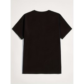 I'm Not Perfect But My Wife Is Awesome Print, Men's Graphic Design Crew Neck T-shirt, Casual Comfy Tees Tshirts For Summer, Men's Clothing Tops For Daily Vacation Resorts As Gifts For Husband Boyfriend I'm Not Perfect But My Wife Is Awesome Print, Men's Graphic Design Crew Neck T-shirt, Casual Comfy Tees Tshirts For Summer, Men's Clothing Tops For Daily Vacation Resorts As Gifts For Husband Boyfriend