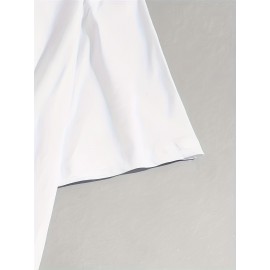 Big Smile Print, Men's Graphic Design Crew Neck Active T-shirt, Casual Comfy Tees Tshirts For Summer, Men's Clothing Tops For Daily Vacation Resorts Big Smile Print, Men's Graphic Design Crew Neck Active T-shirt, Casual Comfy Tees Tshirts For Summer, Men's Clothing Tops For Daily Vacation Resorts