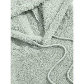 Men's Fluffy 2Pcs Outfits, Casual Hoodies Long Sleeve Pullover Hooded Sweatshirt Snuddie And Sweatpants Shorts Set For Spring Fall, Men's Clothing Men's Fluffy 2Pcs Outfits, Casual Hoodies Long Sleeve Pullover Hooded Sweatshirt Snuddie And Sweatpants Shorts Set For Spring Fall, Men's Clothing