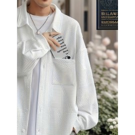 Solid Men's Shirt Top Turn-Down Collar Long Sleeve Closure Male Casual Shirt For Men Daily Vacation Streetwear Solid Men's Shirt Top Turn-Down Collar Long Sleeve Closure Male Casual Shirt For Men Daily Vacation Streetwear