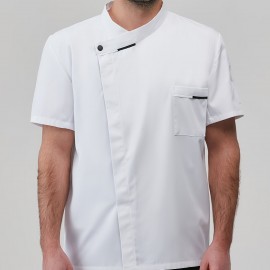 Chef Code Men's Short Sleeve Uniform Classic Chef Coat Cook Shirts Chef Code Men's Short Sleeve Uniform Classic Chef Coat Cook Shirts