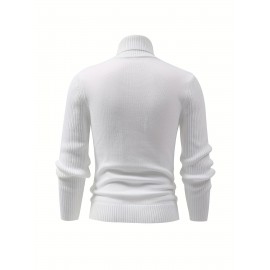 Cool Retro Knitted Sweater For Men, Men's Casual Retro Cable Pullover Hooded Knit Sweater Streetwear For Winter Fall, As Gifts Cool Retro Knitted Sweater For Men, Men's Casual Retro Cable Pullover Hooded Knit Sweater Streetwear For Winter Fall, As Gifts