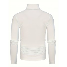 Men's Stylish Solid Shirt, Casual Breathable Lapel Long Sleeve Shirt Top For City Walk Street Hanging Outdoor Activities Men's Stylish Solid Shirt, Casual Breathable Lapel Long Sleeve Shirt Top For City Walk Street Hanging Outdoor Activities