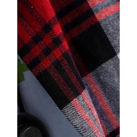 Plaid Pattern Men's Casual Thin Long Sleeve Color Block Button Up Shirt With Chest Pocket, Male Clothes For Summer Spring And Fall Plaid Pattern Men's Casual Thin Long Sleeve Color Block Button Up Shirt With Chest Pocket, Male Clothes For Summer Spring And Fall