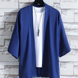 Men's Japanese Kimono, Men's Casual Short Sleeve Shirt, Men's Shirt For Summer Vacation Resort, Tops For Men, Gift For Men Men's Japanese Kimono, Men's Casual Short Sleeve Shirt, Men's Shirt For Summer Vacation Resort, Tops For Men, Gift For Men