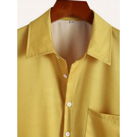 Trendy Comic Style Print Men's Casual Short Sleeve Shirt With Chest Pocket, Men's Shirt For Summer Vacation Resort, Tops For Men, Gift For Men Trendy Comic Style Print Men's Casual Short Sleeve Shirt With Chest Pocket, Men's Shirt For Summer Vacation Resort, Tops For Men, Gift For Men