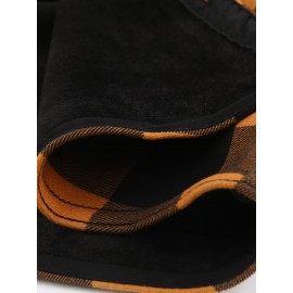 Plaid Pattern Men's Casual Thick Long Sleeve Hooded Shirt With Pockets, Men's Button Up Shirt For Fall Winter Plaid Pattern Men's Casual Thick Long Sleeve Hooded Shirt With Pockets, Men's Button Up Shirt For Fall Winter