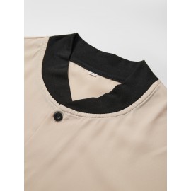 Stylish Letter Print Men's Casual Short Sleeve Shirt, Men's Baseball Jersey For Summer Vacation Resort, Tops For Men, Gift For Men Stylish Letter Print Men's Casual Short Sleeve Shirt, Men's Baseball Jersey For Summer Vacation Resort, Tops For Men, Gift For Men